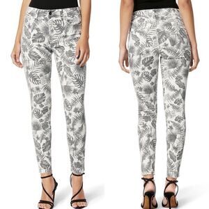 𝅺🆕 Joe’s Jeans Tropical The Icon Midrise Raw-cuff Skinny Crop